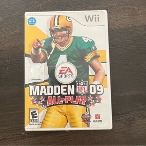 Madden 09 All Play Wii game